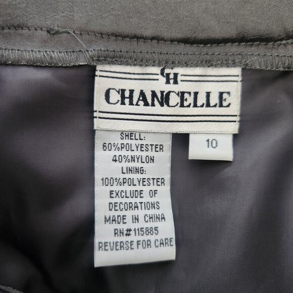 Vtg Midi Skirt Size 10 Womens Silver Textured Fairy Grunge Steampunk WhimsiGoth - Picture 12 of 13